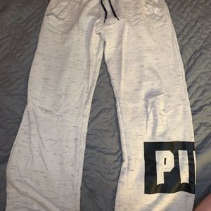 Pink sweatpants